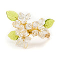 Beaded Floral Napkin Ring by Deborah Rhodes