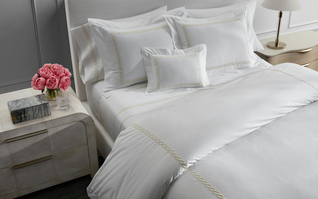 Classic Chain Bed Linens by Matouk Luxury Linens