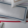 Louise Pique Lumbar Pillow Cover by Matouk Collection