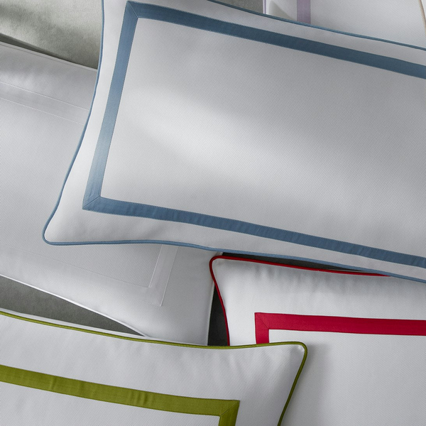 Louise Pique Lumbar Pillow Cover