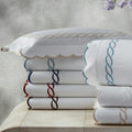 Classic Chain Scallop Bed Linens by Matouk