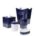 Caviar Enamel with Pearls Trim Vanity Set by Mike and Ally