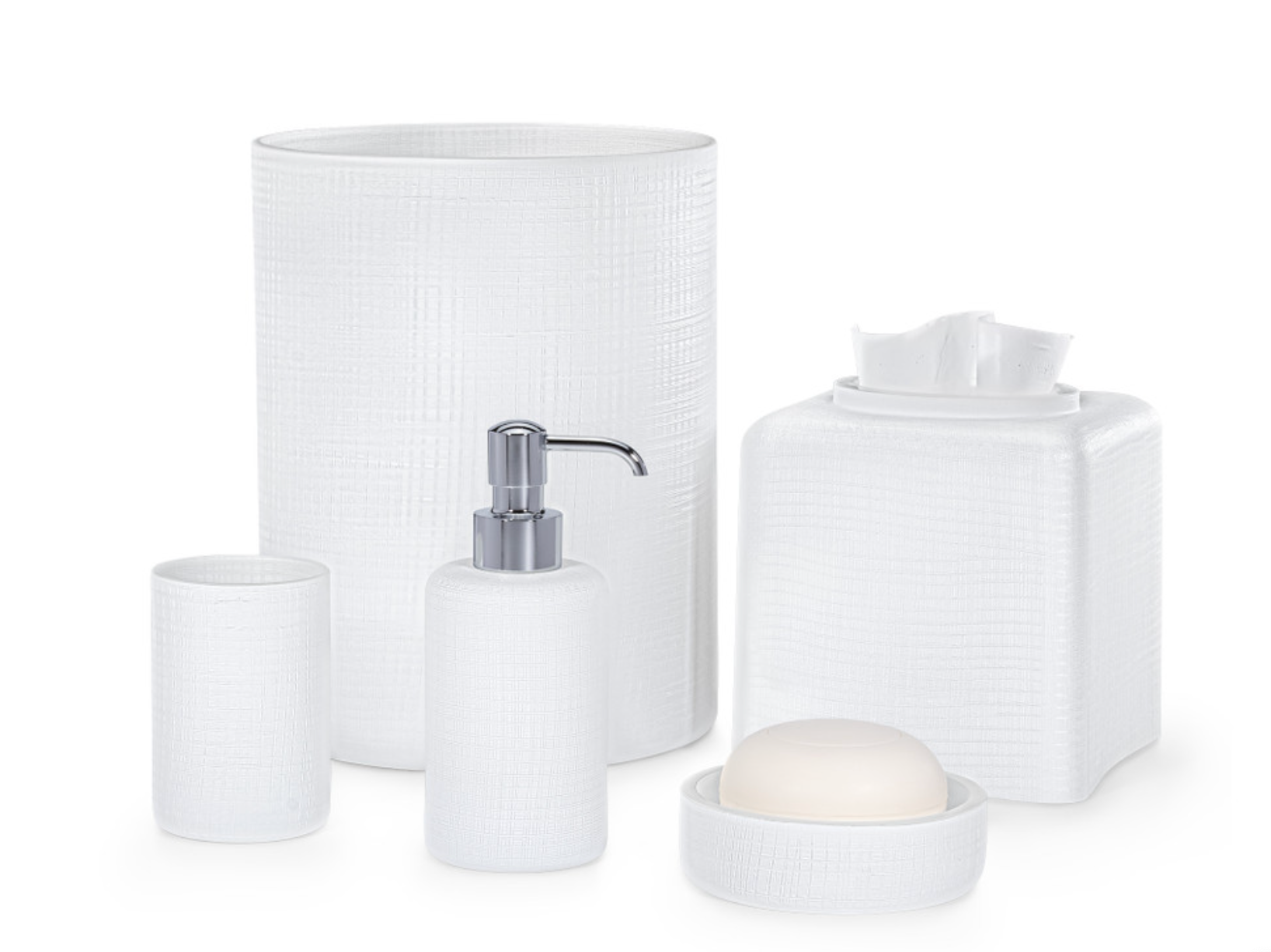 Cambric White Luxury Bath Vanity Set by LaBrazel