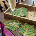 Laurel Drink Coasters by Kim Seybert