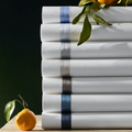 Lowell Percale Luxury linens by Matouk Cool Colors
