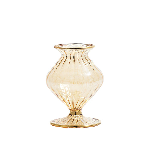 Scallop Bud Vase in Champagne