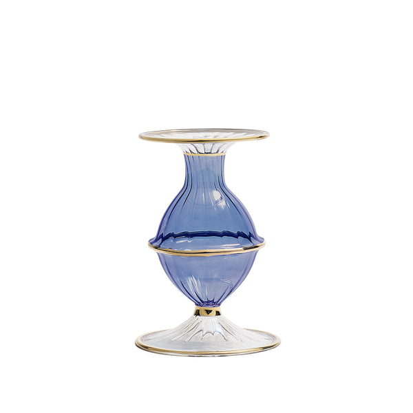 Blossom Candle Holder in Blue