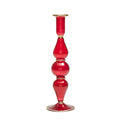 Ripple Candle Holder in Red by Kim Seybert