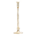 Braid Candle Holder in Champagne