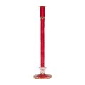 Braid Candle Holder in Red by Kim Seybert