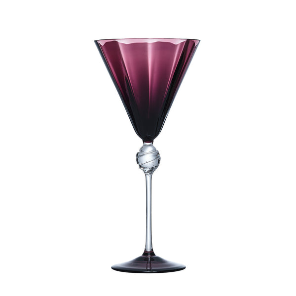 Daphne Wine Glass in Amethyst