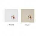 Festive Fawn Embroidered Napkin by Deborah Rhodes