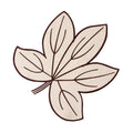 Flax Harvest Leaf Embroidered Placemat by Deborah Rhodes