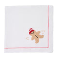 Gingerbread Embroidered Napkin by Deborah Rhodes