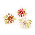 Glass Dahlia Napkin Ring by Deborah Rhodes
