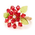 Glass Dahlia Napkin Ring by Deborah Rhodes