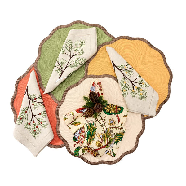 Harvest Border Scalloped Placemat