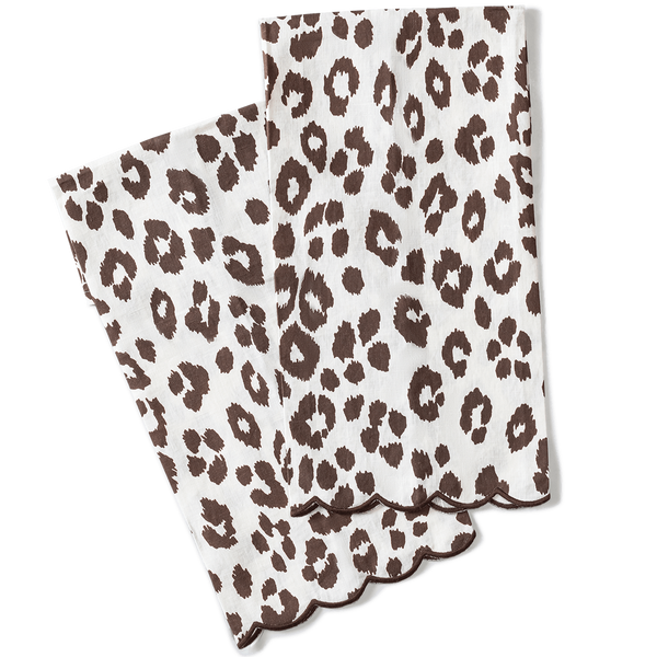 iconic Leopard Guest Towels