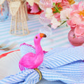 Flamingo Napkin Ring in Pink & Orange by Kim Seybert