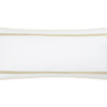 Louise Pique Lumbar Pillow Cover by Matouk Collection