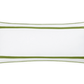 Louise Pique Lumbar Pillow Cover by Matouk Collection