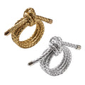 Rope Knot Napkin Rings in Metallic Tones by Kim Seybert