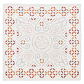 Malta Napkin in White & Brown by Kim Seybert