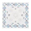 Malta Napkin in White & Blue by Kim Seybert