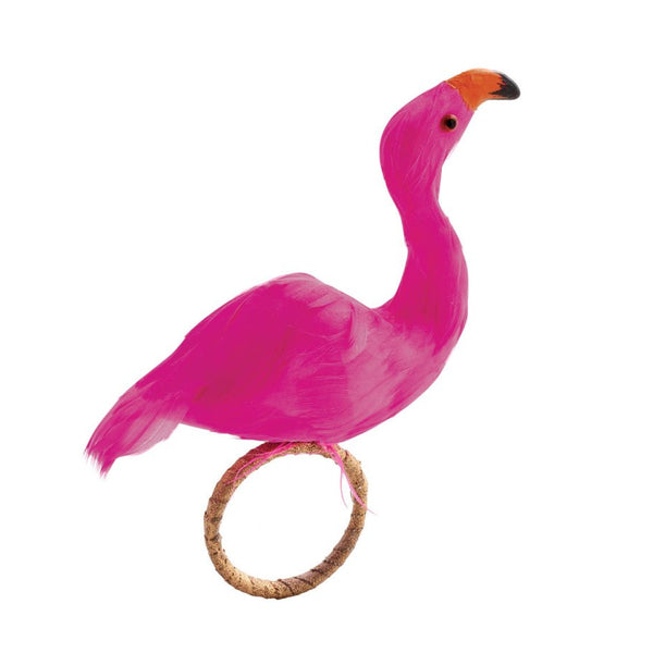 Flamingo Napkin Ring in Pink & Orange