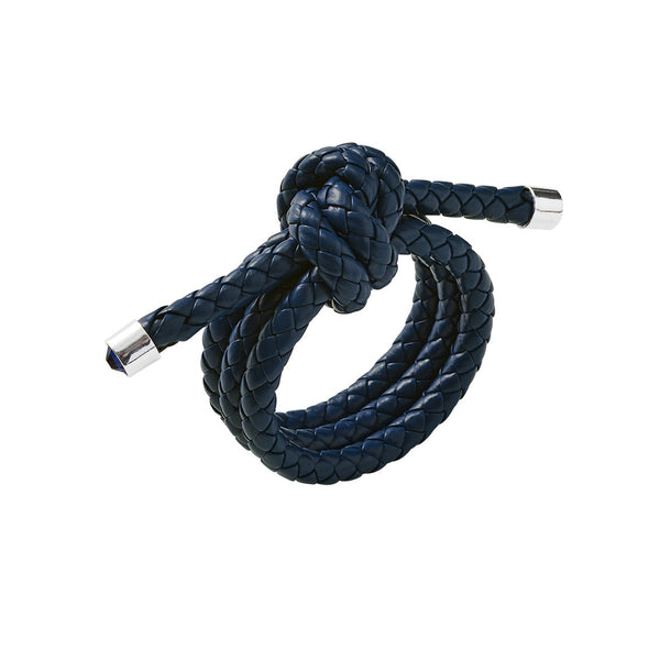 Rope Knot Napkin Ring in Navy