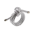 Rope Knot Napkin Ring in Silver by Kim Seybert