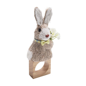 Easter Bunny Napkin Ring in Multi