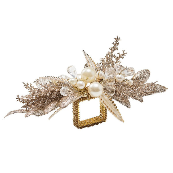 Gilded Spray Napkin Ring