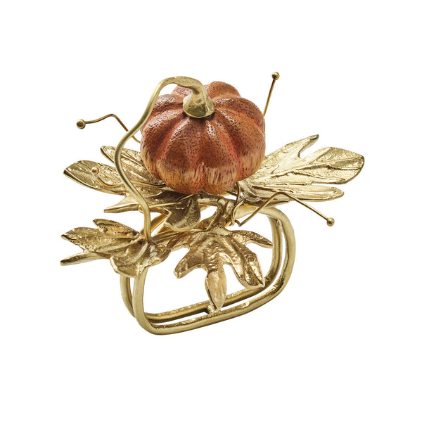 Gilded Gourd Napkin Ring