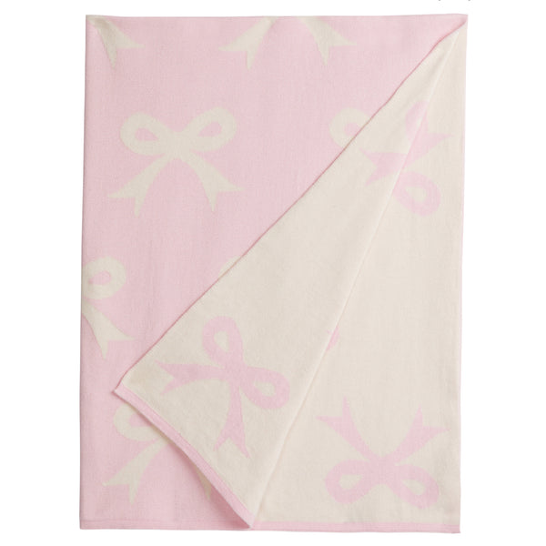 Nursery Blanket Pink Bow