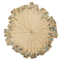Borealis Placemat in Green & Gold by Kim Seybert