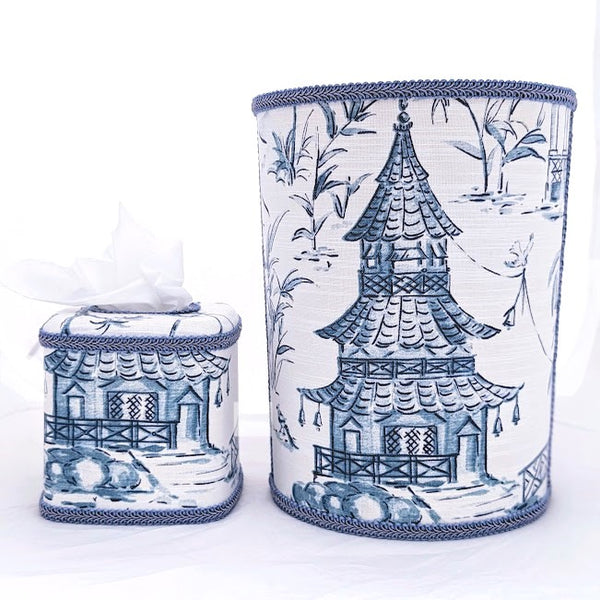 Pagoda Blue Pastel Vanity Set