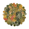 Patchwork Daisy Round Placemat by Deborah Rhodes