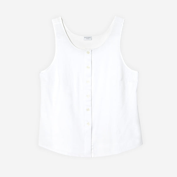 Caricia Buttoned Tank Top