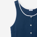 Caricia Buttoned Tank Top by SFERRA