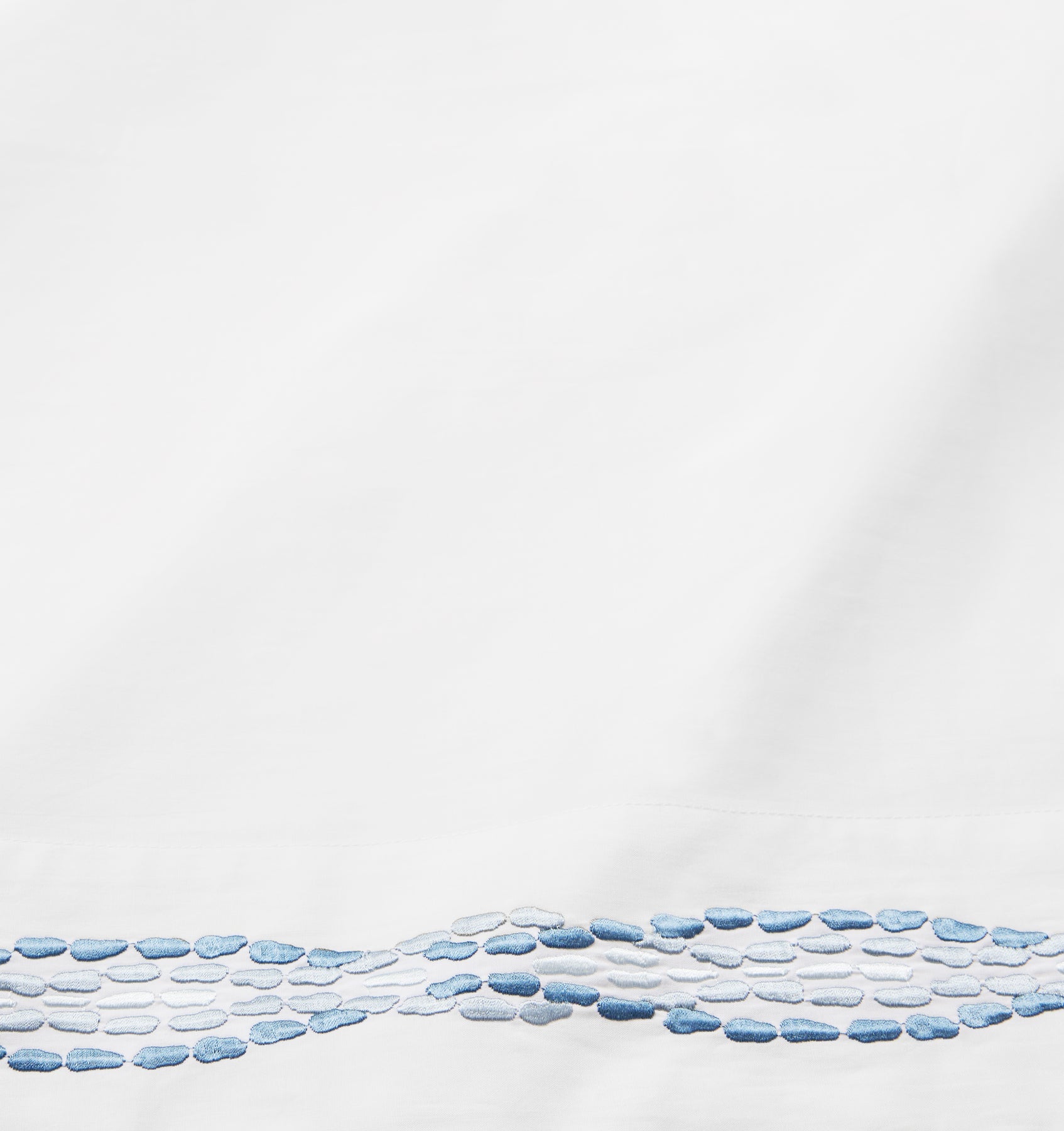 Cobblestones Embroidered Bed Linens by SFERRA