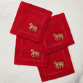 Year of the Horse Cocktail Napkins by SFERRA