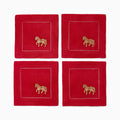 Year of the Horse Cocktail Napkins by SFERRA