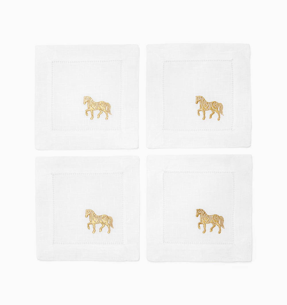 Year of the Horse Cocktail Napkins by SFERRA