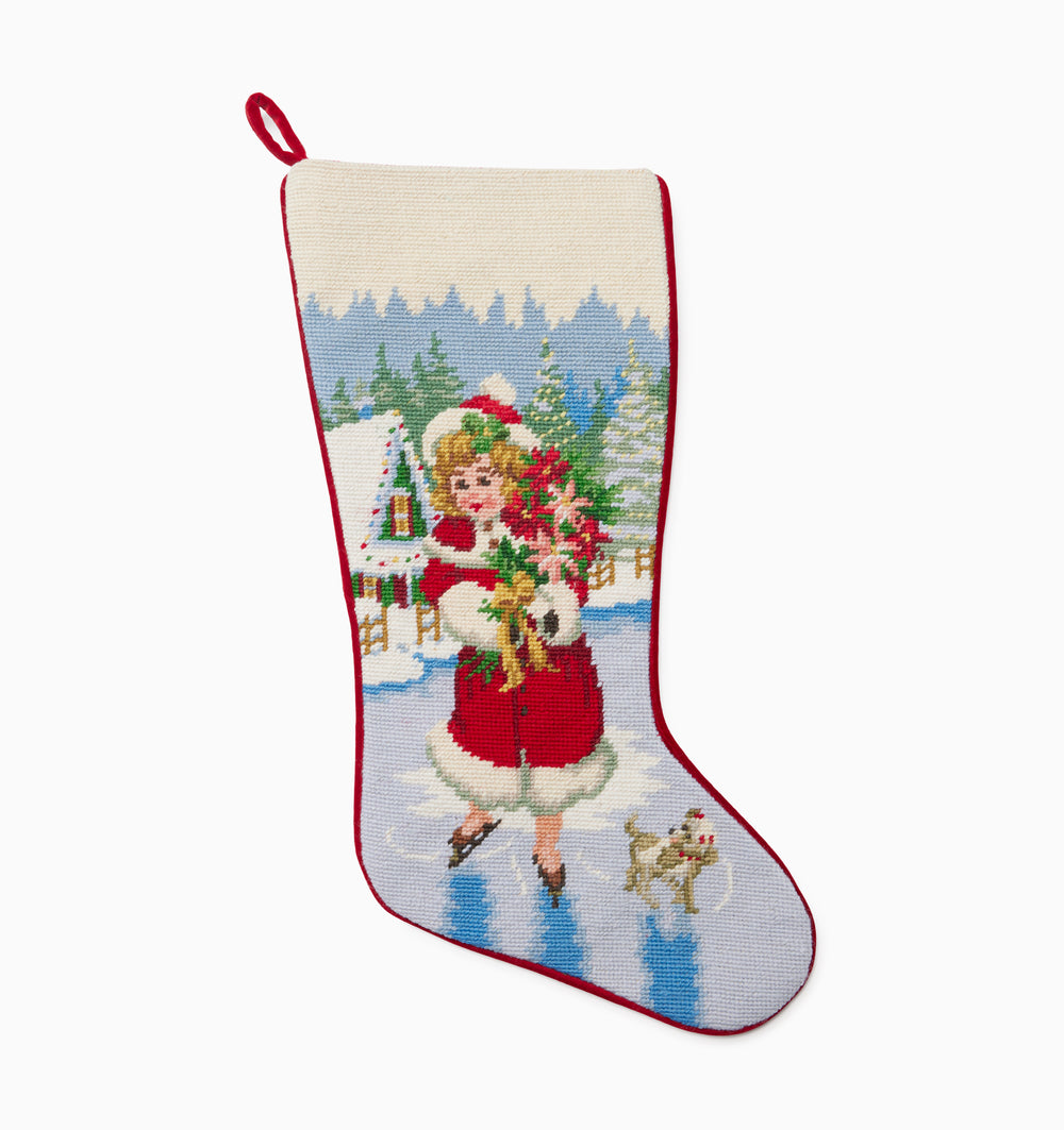 Ice Skater Girl Stocking by SFERRA