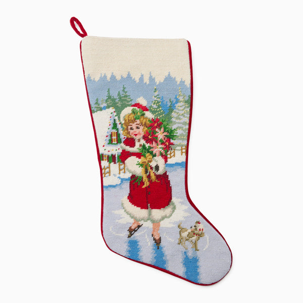 Ice Skater Girl Stocking