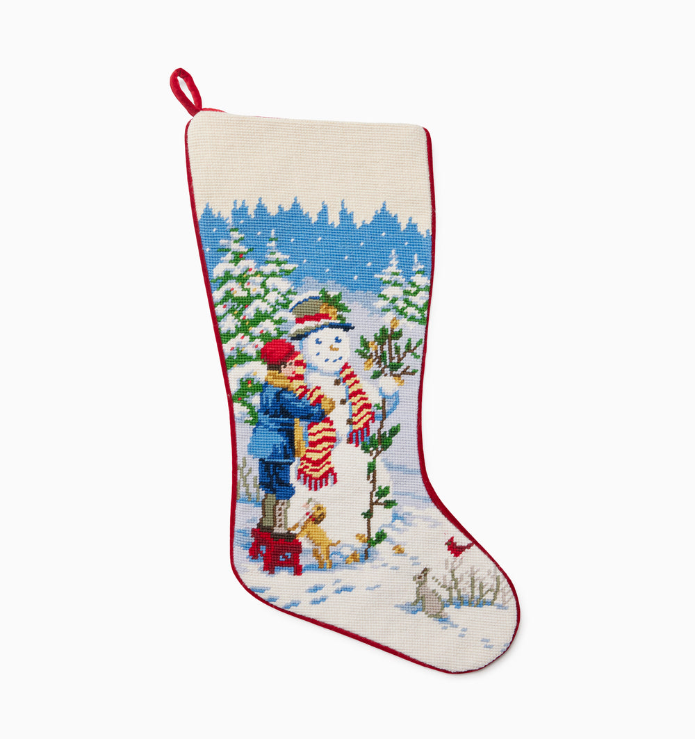 Snowman Boy Stocking by SFERRA