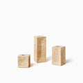 Travertino Candle Holders by SFERRA