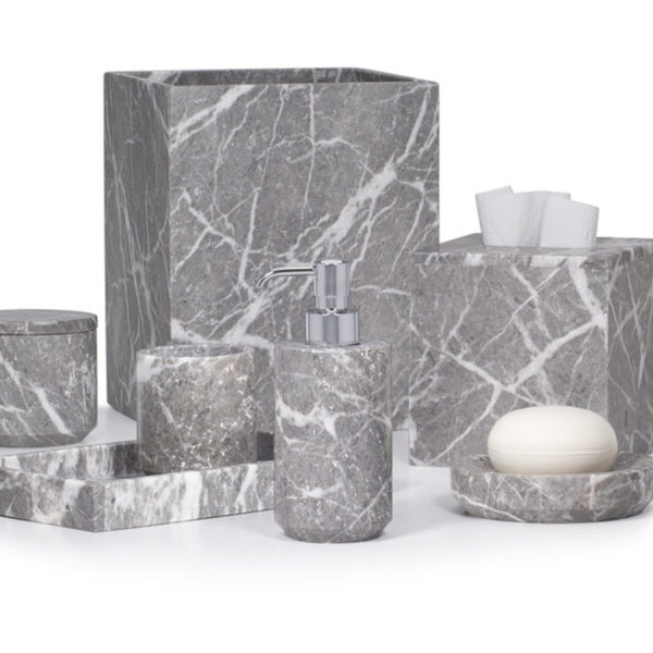 Gris Gray Marble Vanity Set