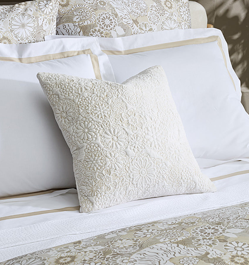 Siberian Floral Decorative Pillow by SFERRA